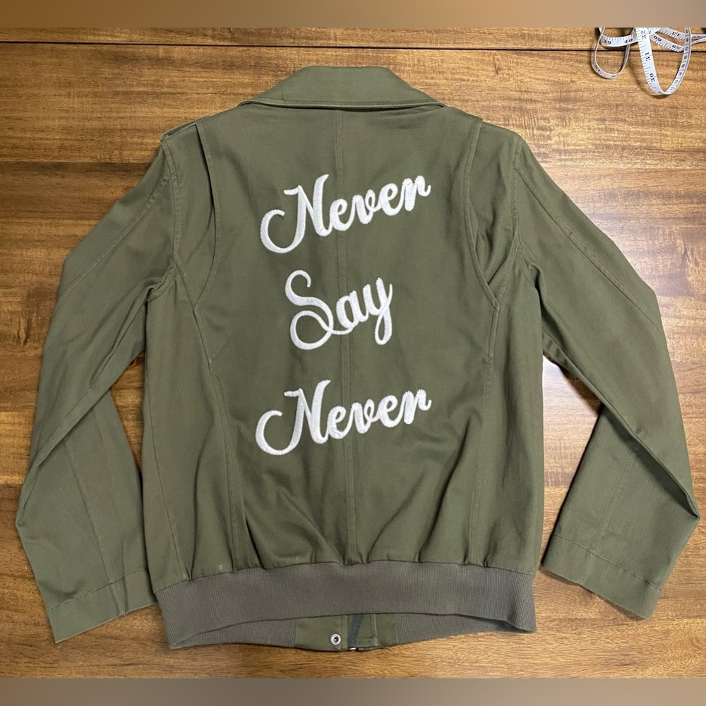 Alice + Olivia Embroidered Cargo Sample Jacket